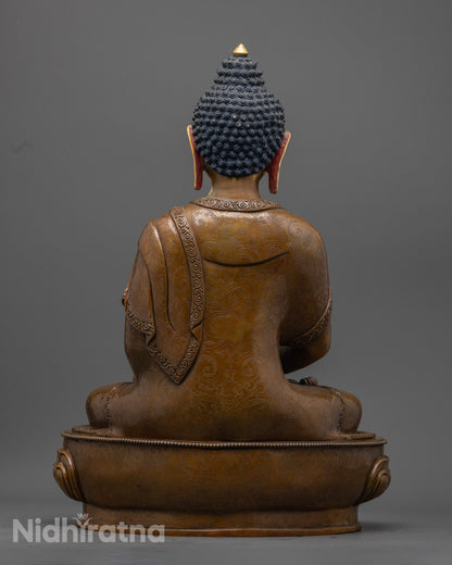 Buddha Amitabha Prayer Statue From Nepal | Himalayan Artwork of Nepal