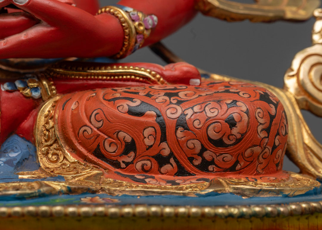 Red Amitayus Buddha Statue | Symbol of Long Life and Wisdom