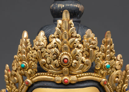 Amitayus Statue | Nepalese Lost-Wax Casting Copper Sculpture