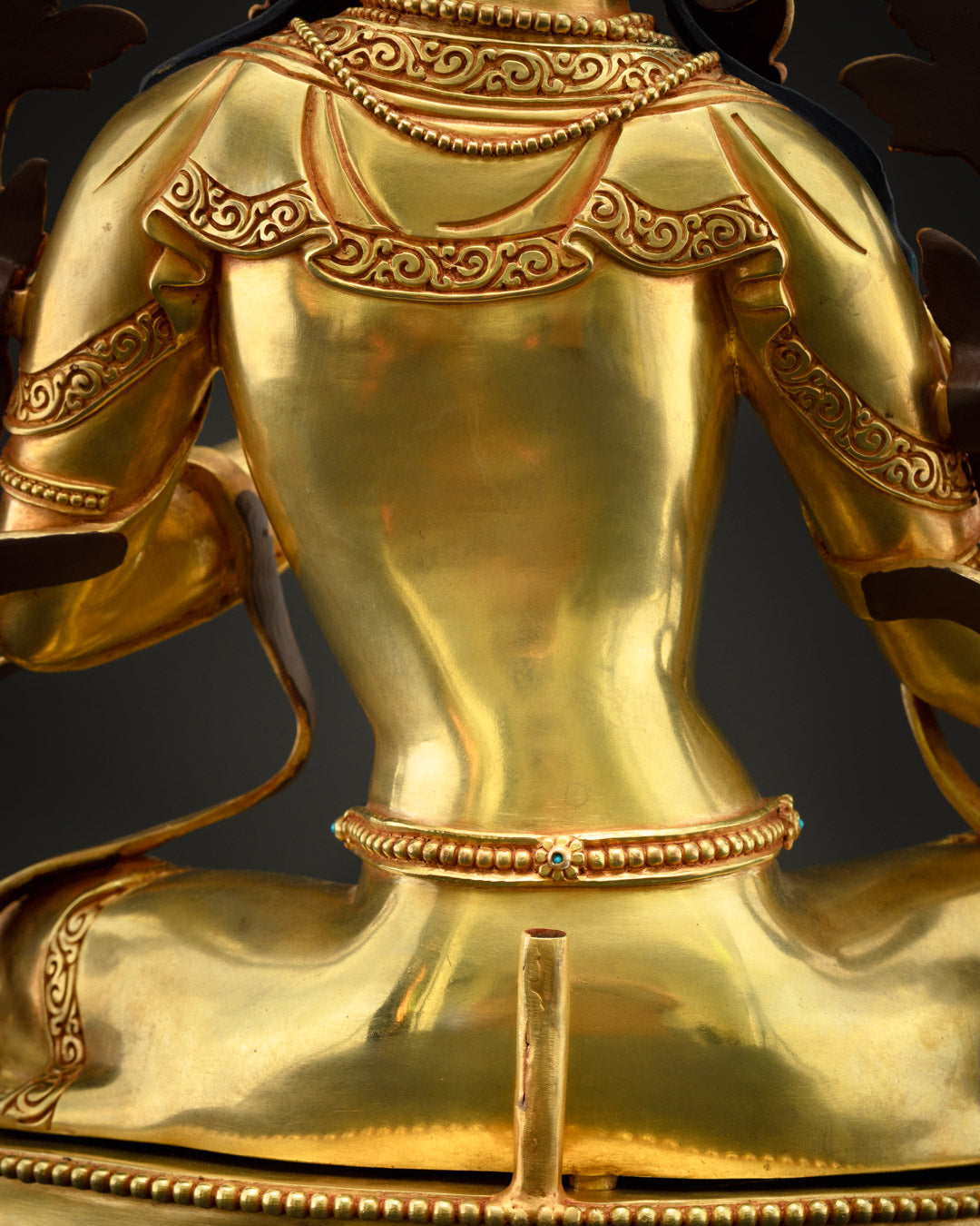 Handcrafted Green Tara Statue | Spiritual Buddhist Decor