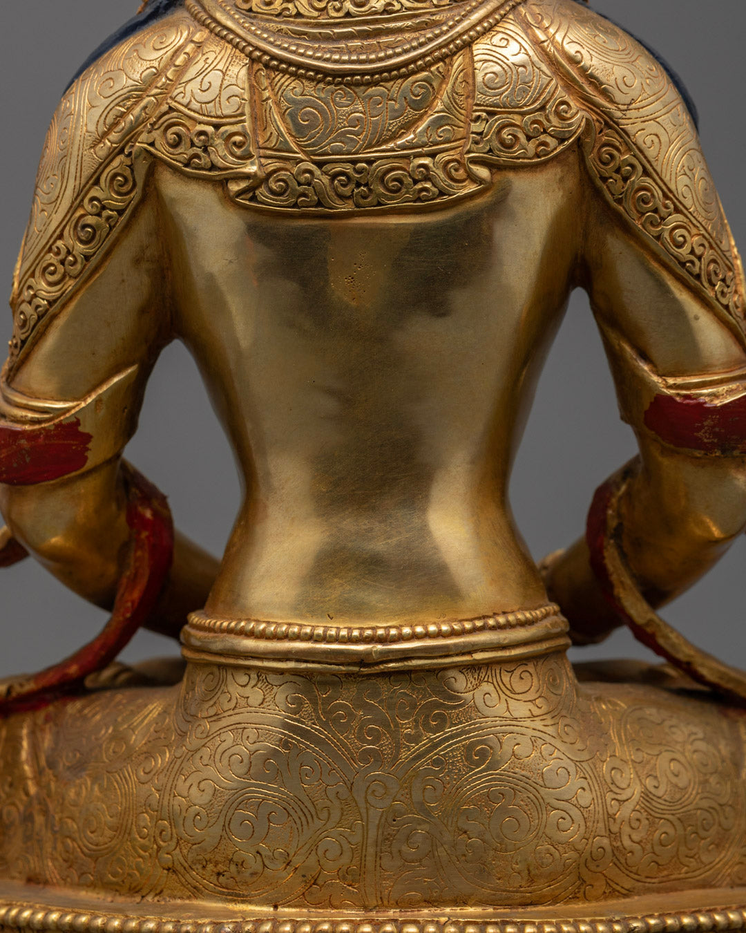 Amitayus Statue from Nepal | Vajrayana Longevity Deity