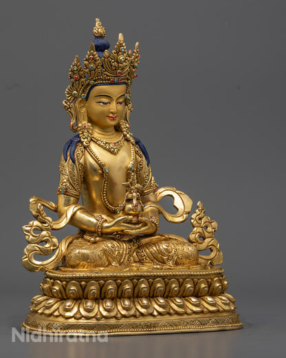 Amitayus Statue | Hand-Carved Nepalese Art