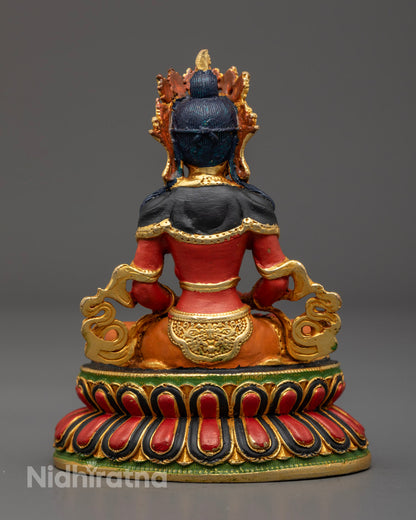 Machine-Made Amitayus Statue | Spiritual Blessings