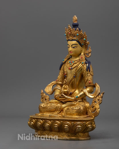 Seated Amitayus Statue | Himalayan Sacred Art