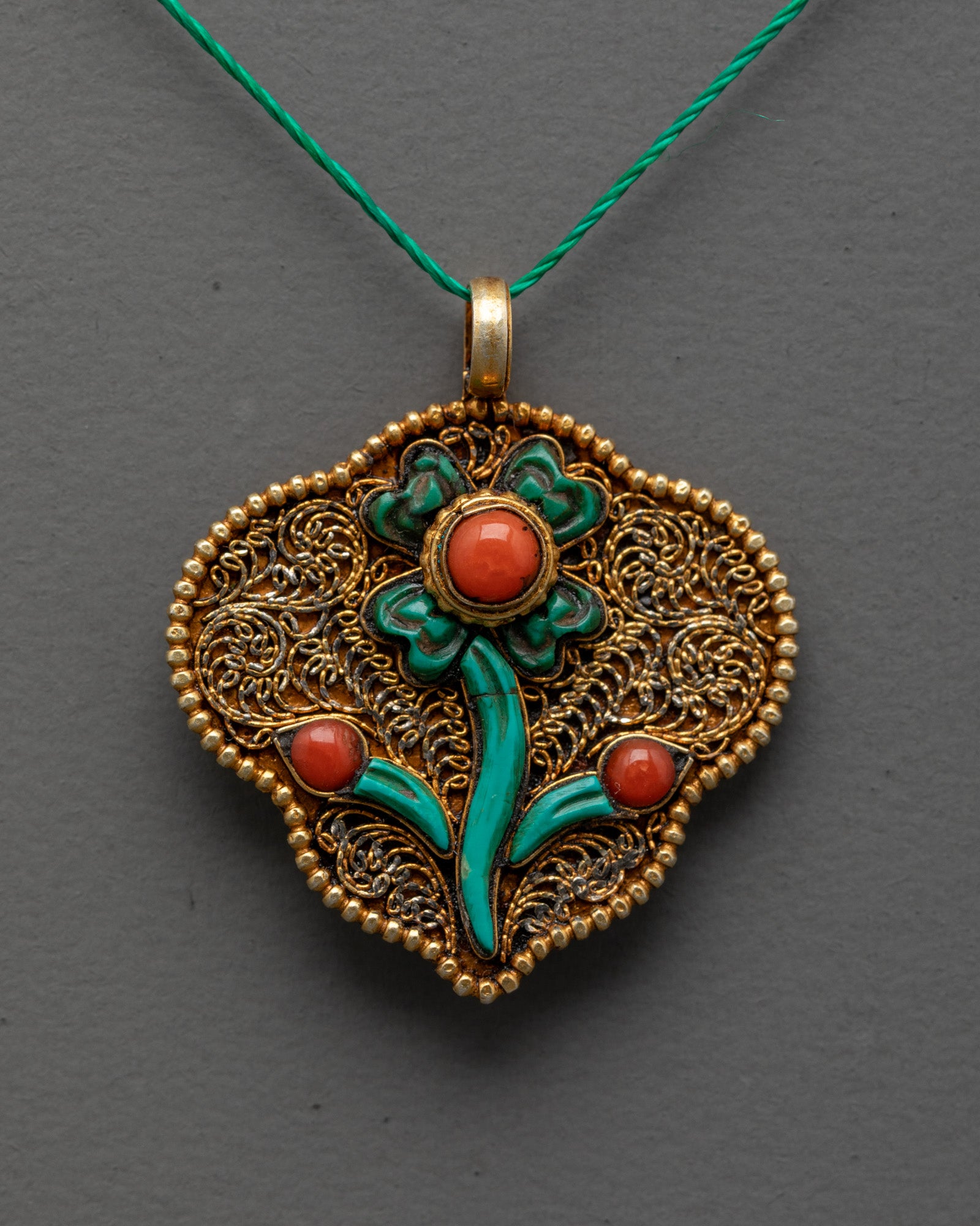 Tibetan Lotus Flower Locket