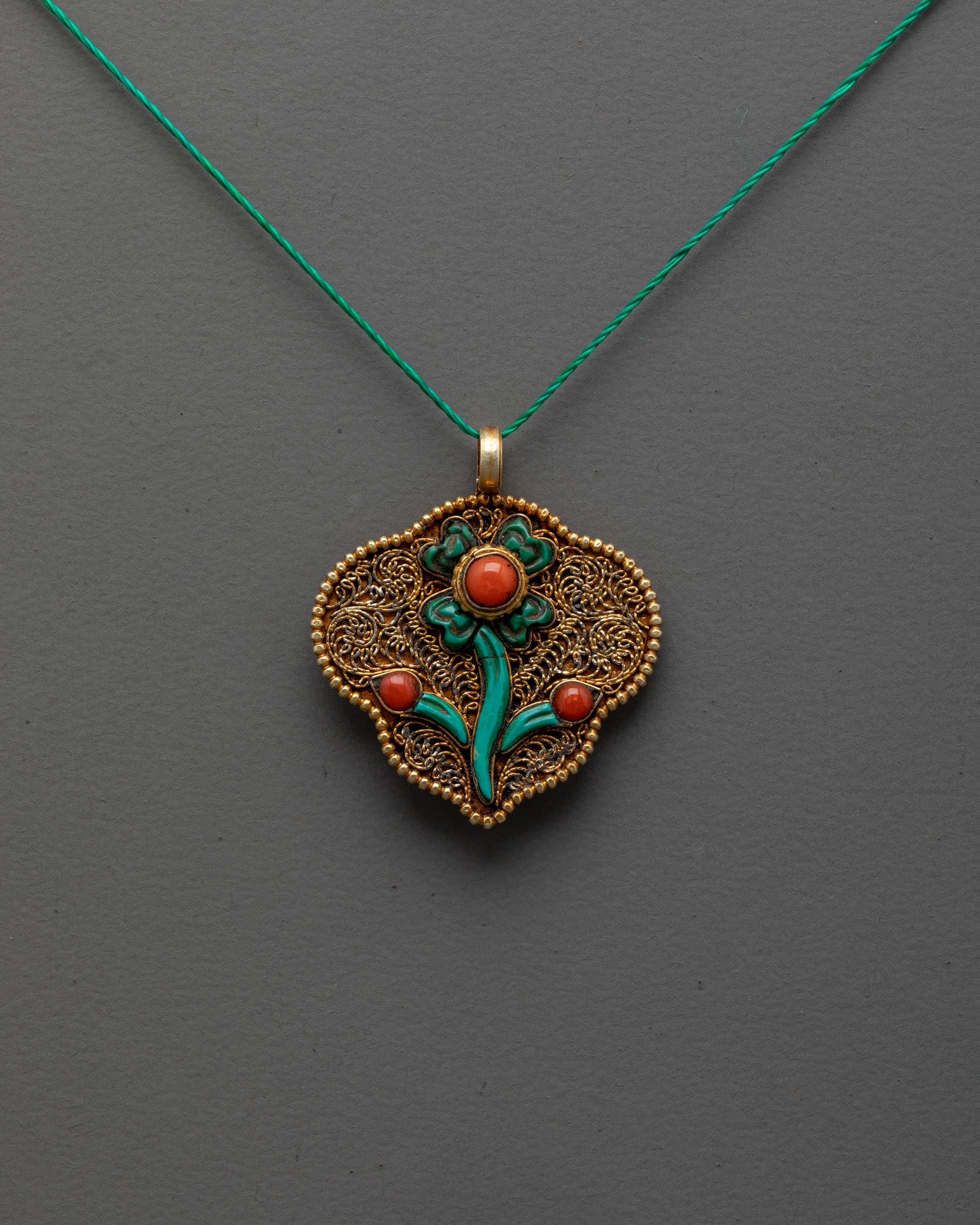 Tibetan Lotus Flower Locket