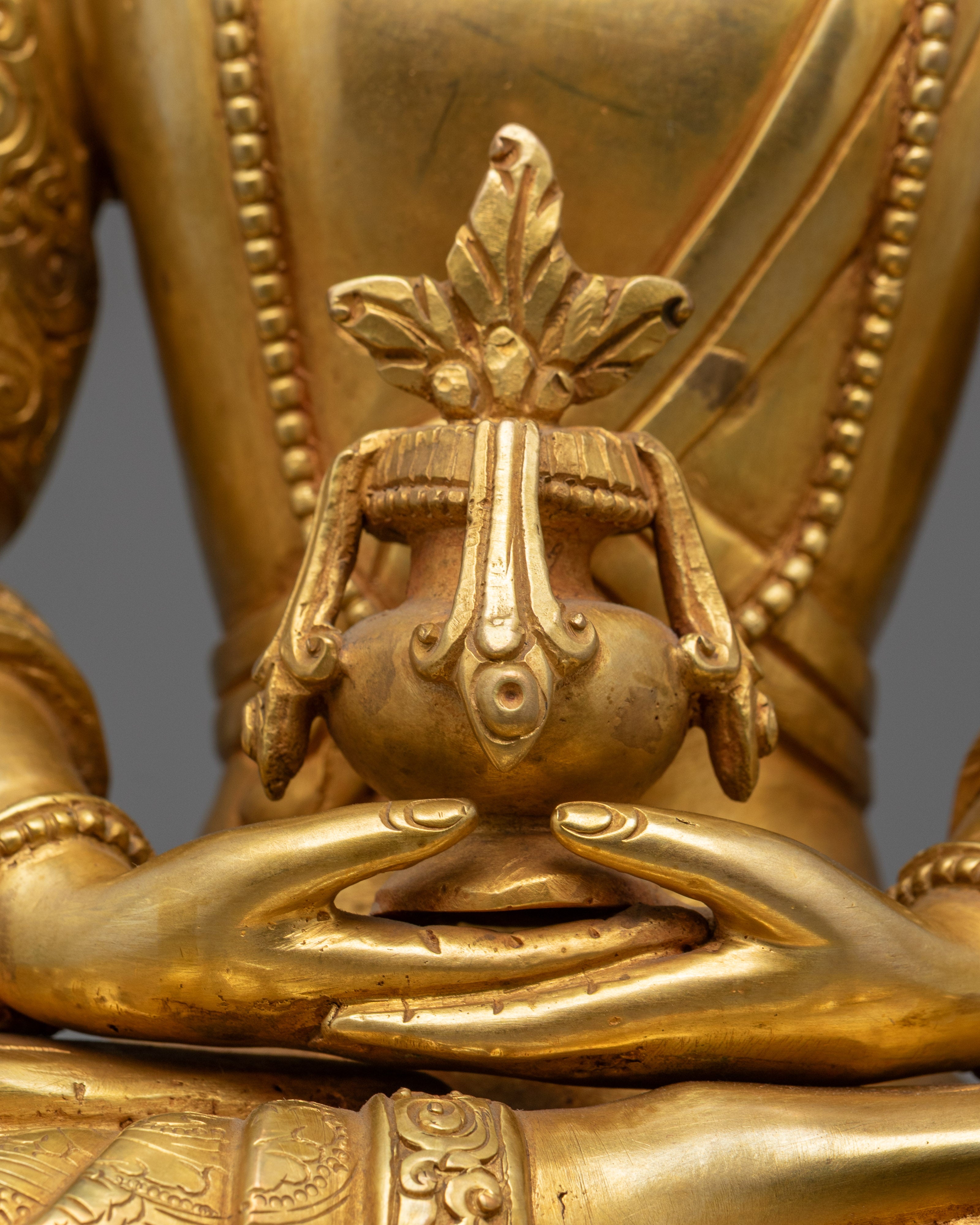 Amitayus Statue | Tibetan Buddhist Art from Nepal