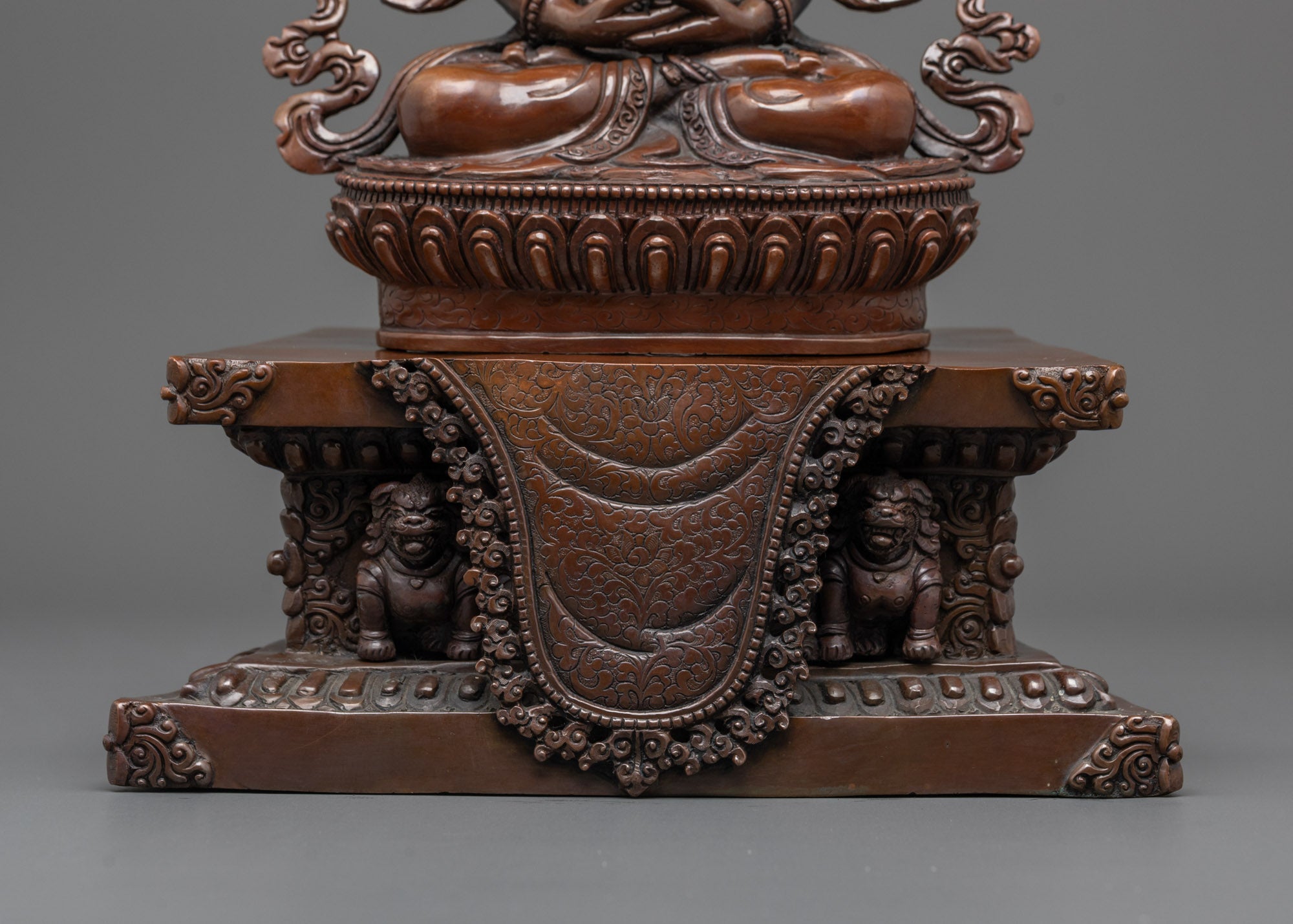 Tibetan Oxidized Amitayus Statue | Buddhist Deity of Long Life