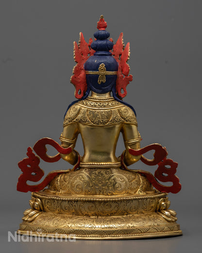 Amitayus Statue | Hand-Carved Nepalese Art