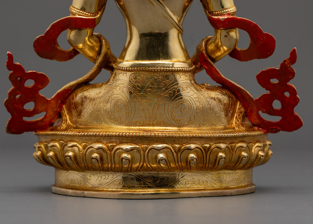 Amitayus Statue | Hand-Carved Nepalese Buddhist Statue