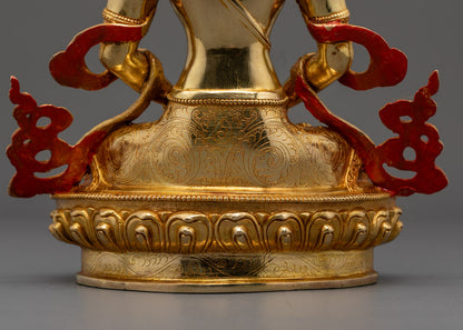 Amitayus Statue | Hand-Carved Nepalese Buddhist Statue