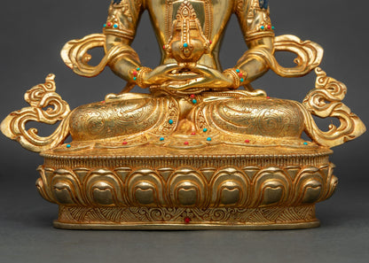 Nepalese Amitayus Buddha Statue | Handcrafted by Nepali Artisans