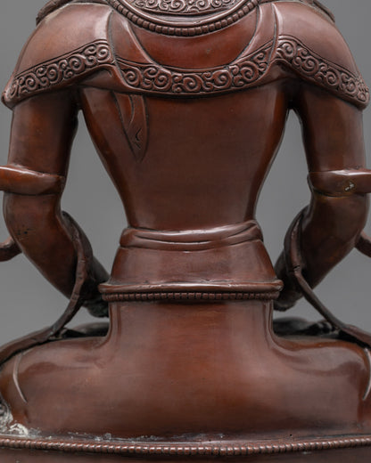 Nepalese Amitayus Statue | Buddhist Deity of Life Longevity