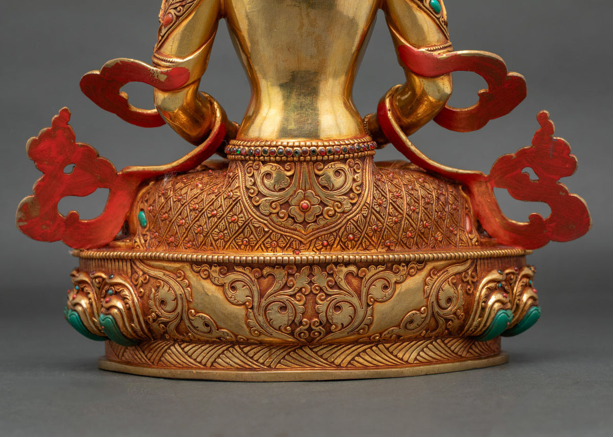 Buddhist Amitayus Statue | Buddha of Boundless Life