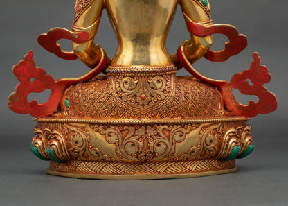 Buddhist Amitayus Statue | Buddha of Boundless Life