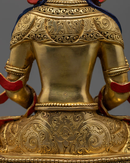 Amitayus Statue | Hand-Carved Nepalese Art