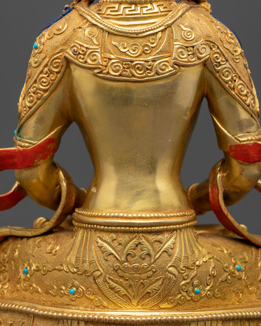 Handmade Amitayus Statue | Himalayan Buddhist Tradition Art