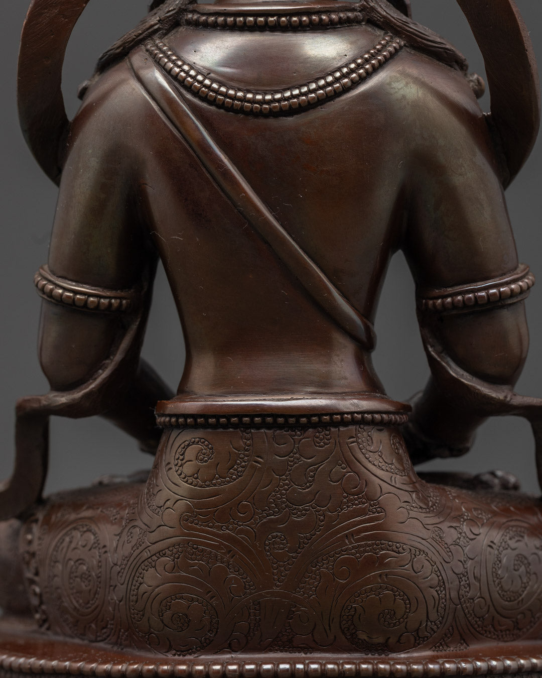 Fine Amitayus Buddha Statue | Oxidized Copper