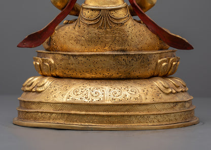 Buddha of Longevity Amitayus Statue | Tibetan Artwork