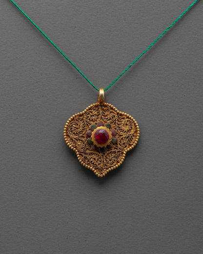 Lotus Flower Locket | Ancestral Artistry