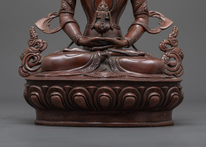 Nepalese Amitayus Statue | Buddhist Deity of Life Longevity