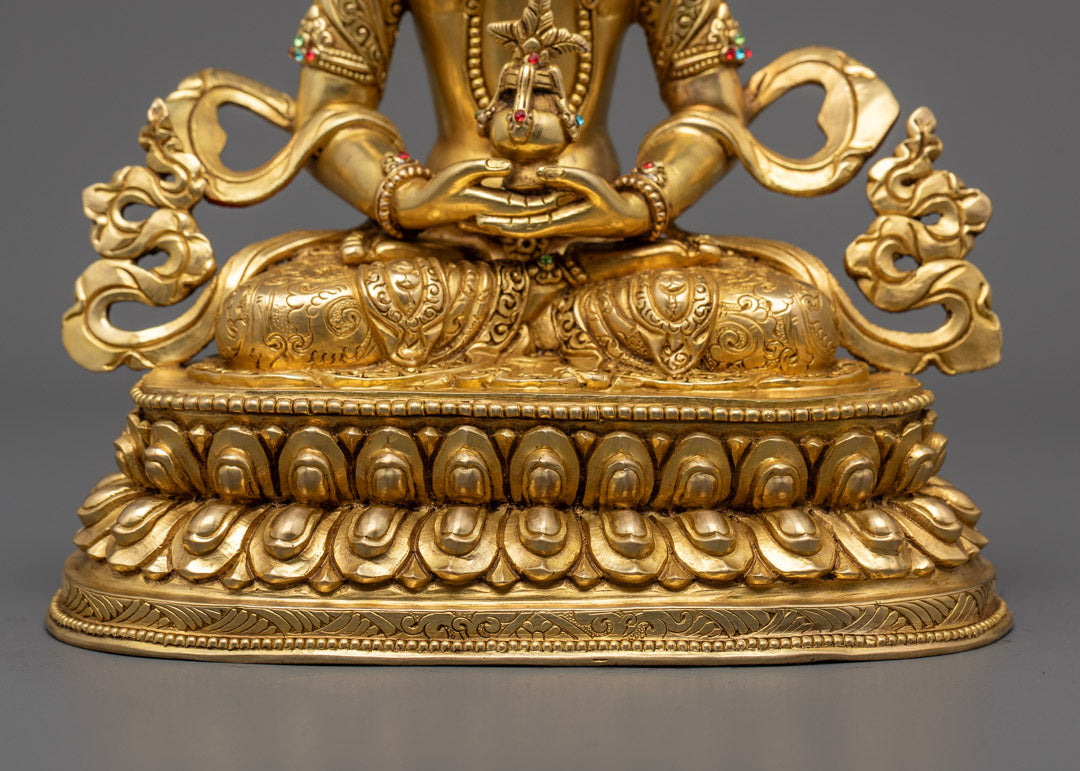 Amitayus Statue | Hand-Carved Nepalese Art