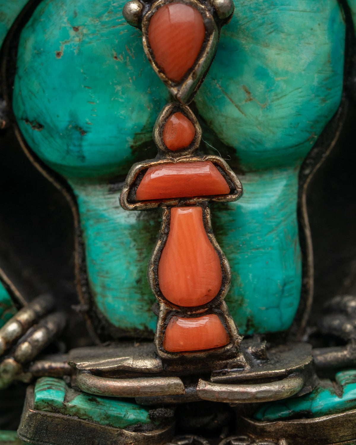 Amitayus Turquoise Statue – Tibetan Long Life Buddha for Meditation