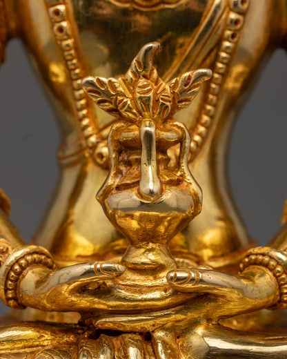 Amitayus Statue | Hand-Carved Nepalese Buddhist Statue