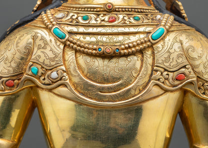 Amitayus Statue | Nepalese Lost-Wax Casting Copper Sculpture