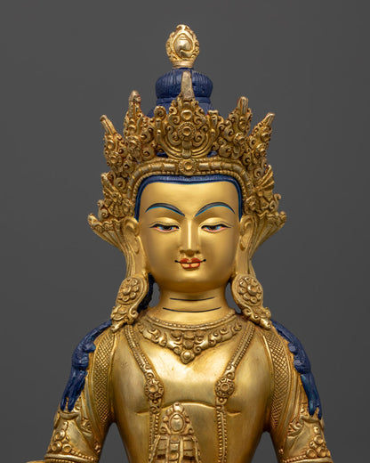 Amida Buddha Figurine of Pure Land Buddhism | Vajrayana Buddhist Art