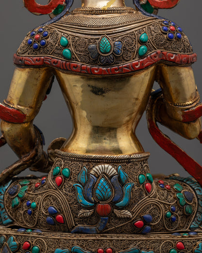 Authentic Vajrasattva Statue | Tibetan Buddhist Deity of Purification