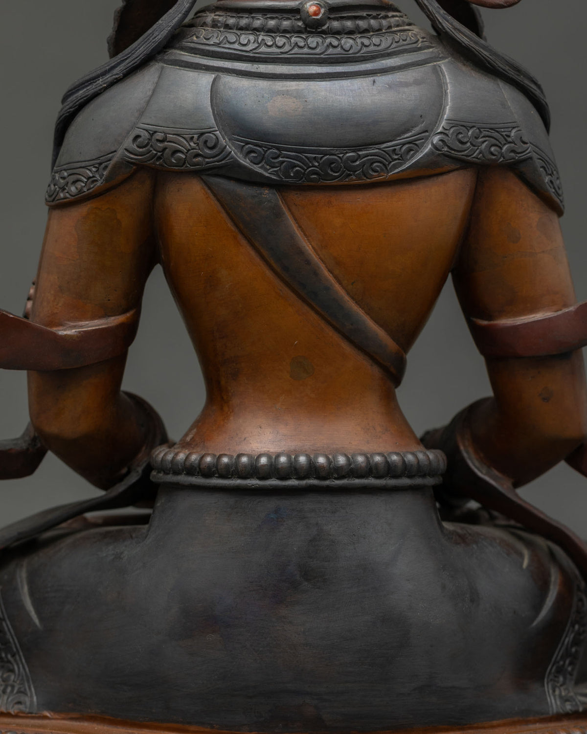 Oxidized Amitayus Statue | Sacred Buddhist Statue for Long Life & Wellness