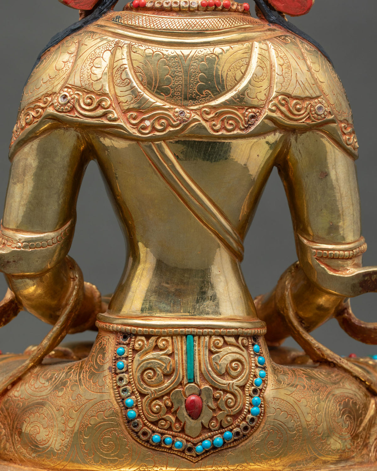 Amitayus Statue | Gold Gilded Sacred Buddhist Art