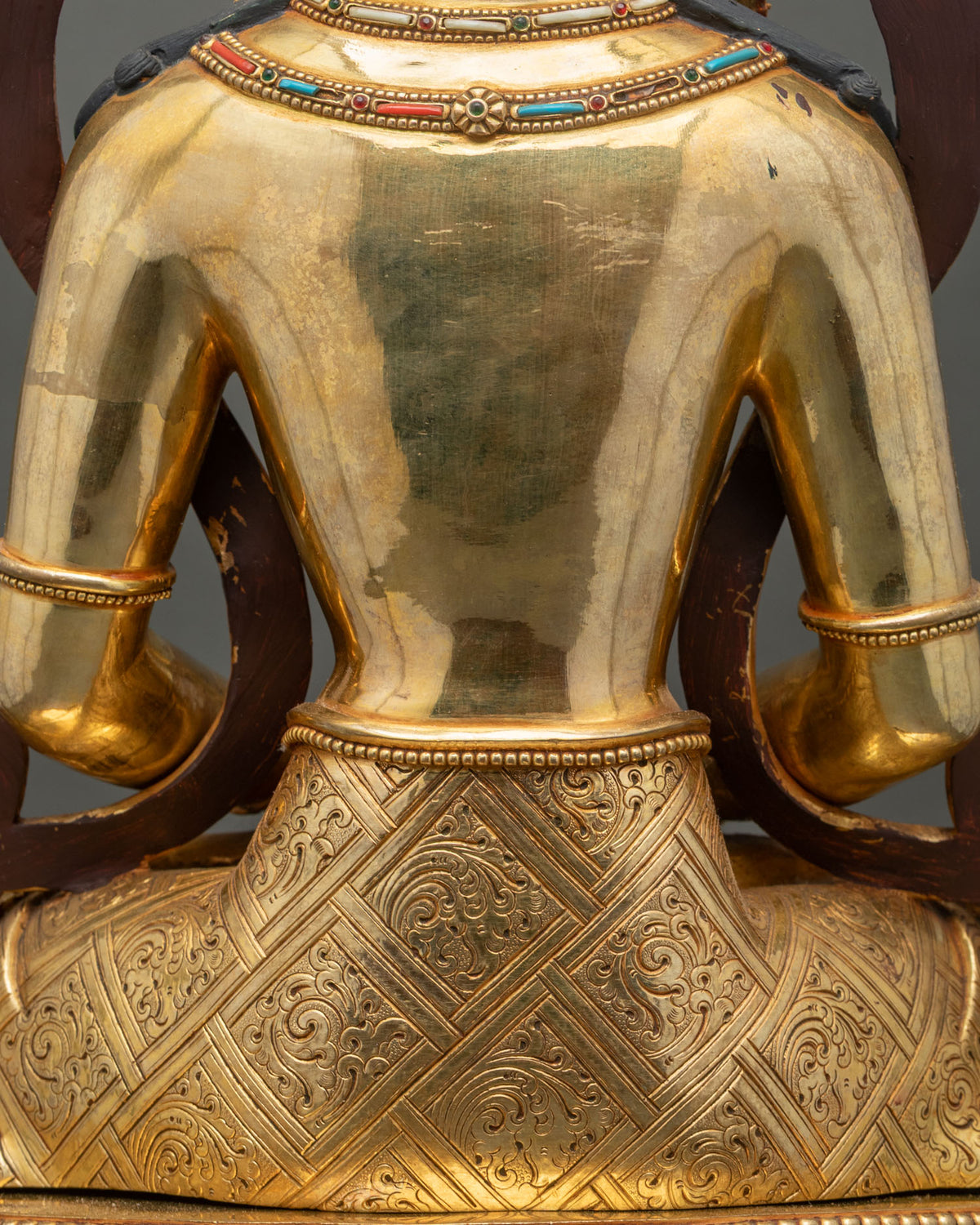 Large Amitayus Buddha Statue from Nepal | Meditation and Altar Decor