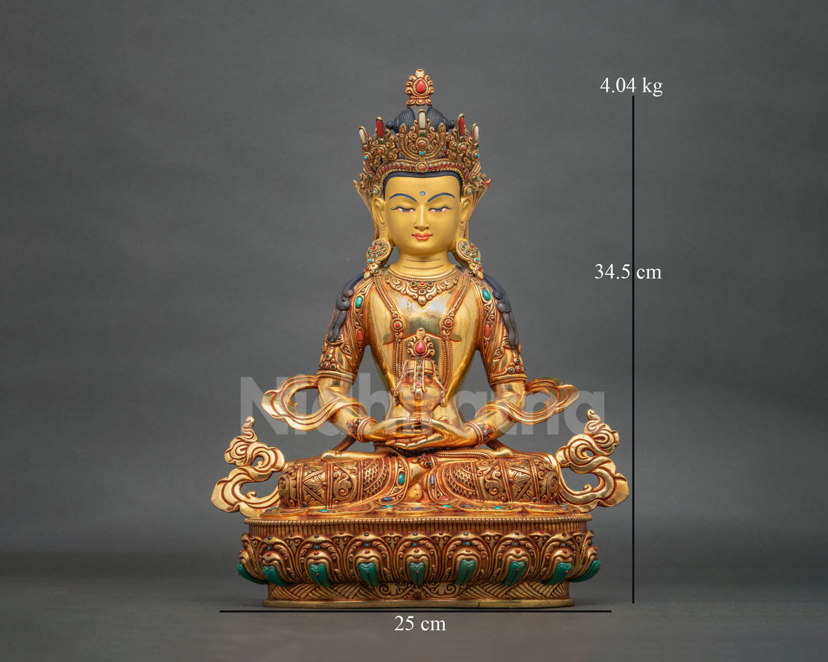 Buddhist Amitayus Statue | Buddha of Boundless Life
