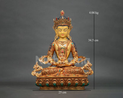 Buddhist Amitayus Statue | Buddha of Boundless Life
