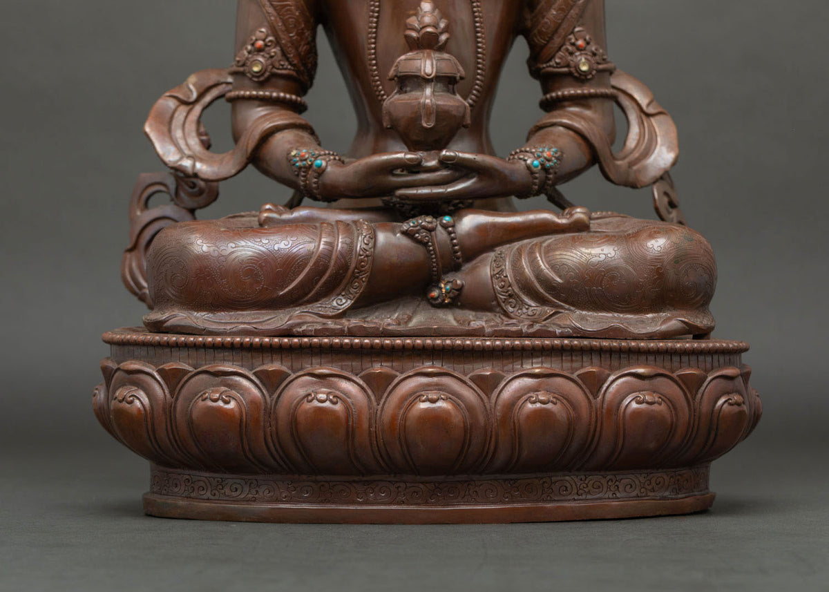 Amitayus Buddha Statue | Handcrafted Long Life Deity