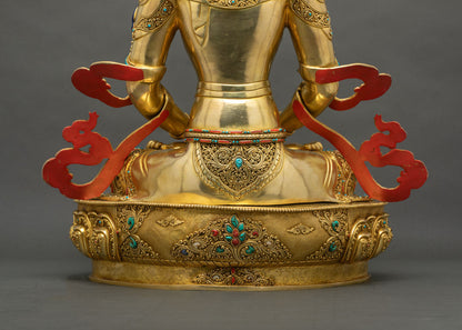 Amitayus Meditation Statue (64cm Tall) – Buddha of Longevity & Merit