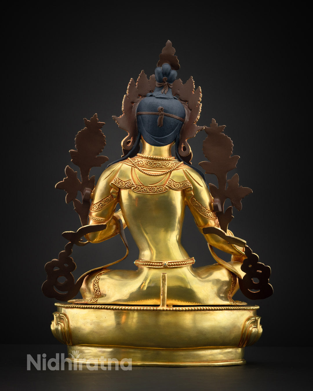 Handcrafted Green Tara Statue | Spiritual Buddhist Decor