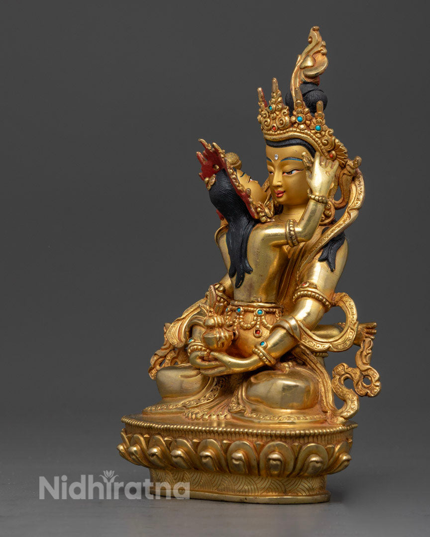 Amitayus Buddha Sadhana Statue with Consort | Himalayan Art