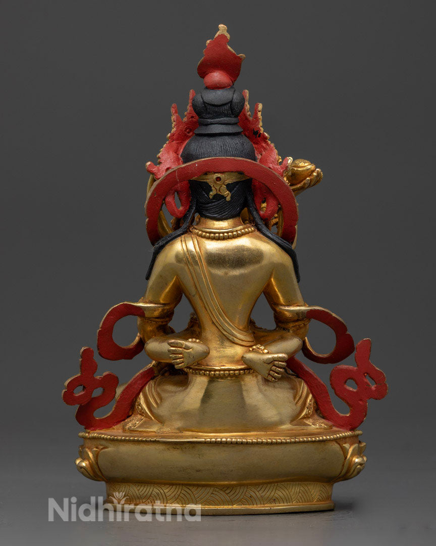 Amitayus Buddha Sadhana Statue with Consort | Himalayan Art