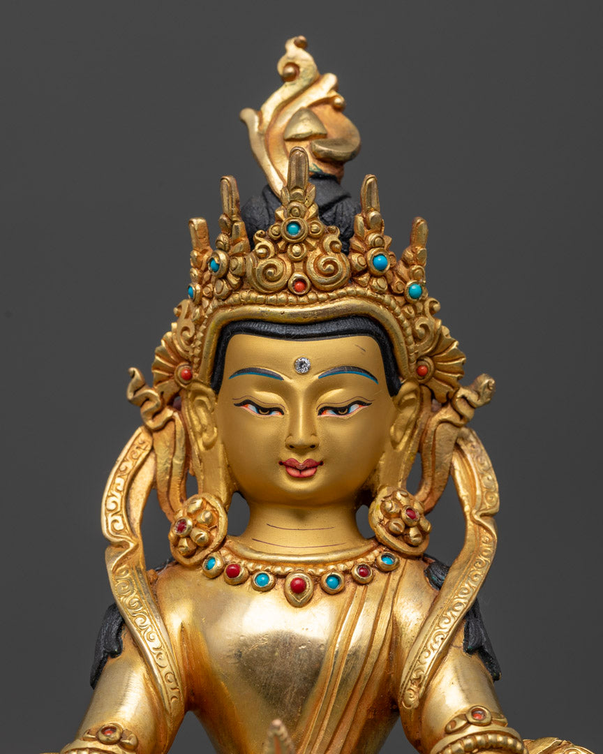 Amitayus Buddha Sadhana Statue with Consort | Himalayan Art