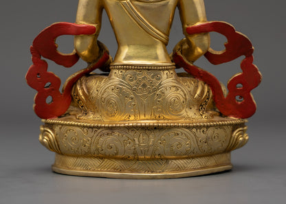 Tibetan Amitayus Buddha Statue | Lost Wax Method Craftsmanship