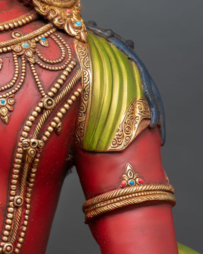 Traditional Amitayus Statue | Handmade by Nepalese Artisans