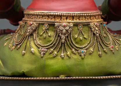 Traditional Amitayus Statue | Handmade by Nepalese Artisans
