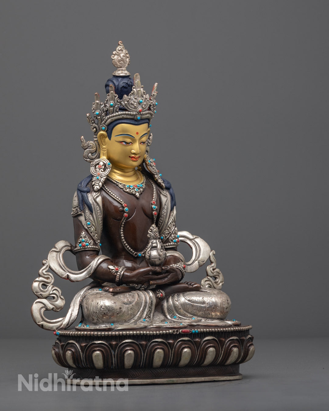 Bodhisattva Statue Set | Sacred Hand-Carved Deities