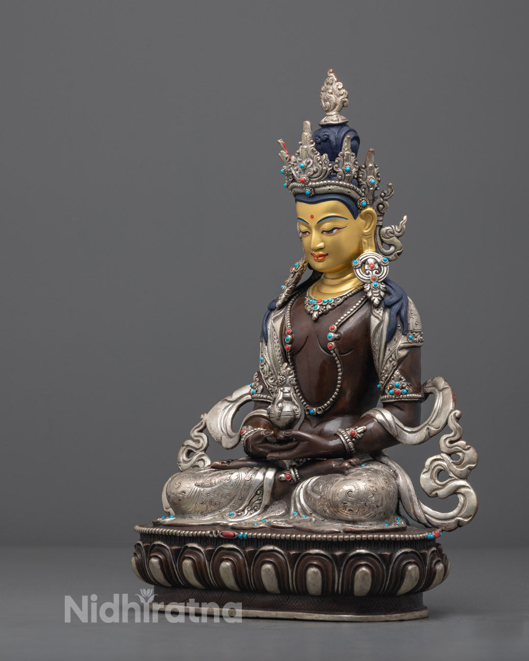 Bodhisattva Statue Set | Sacred Hand-Carved Deities