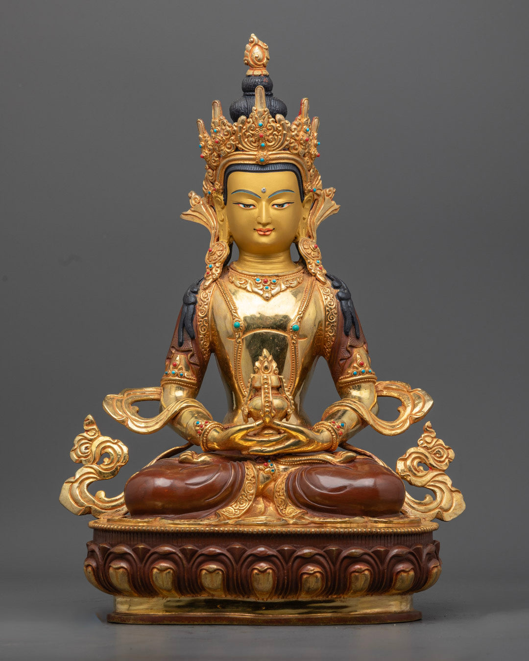 Amitayus Statue | Handcrafted Tibetan Buddha Sculpture