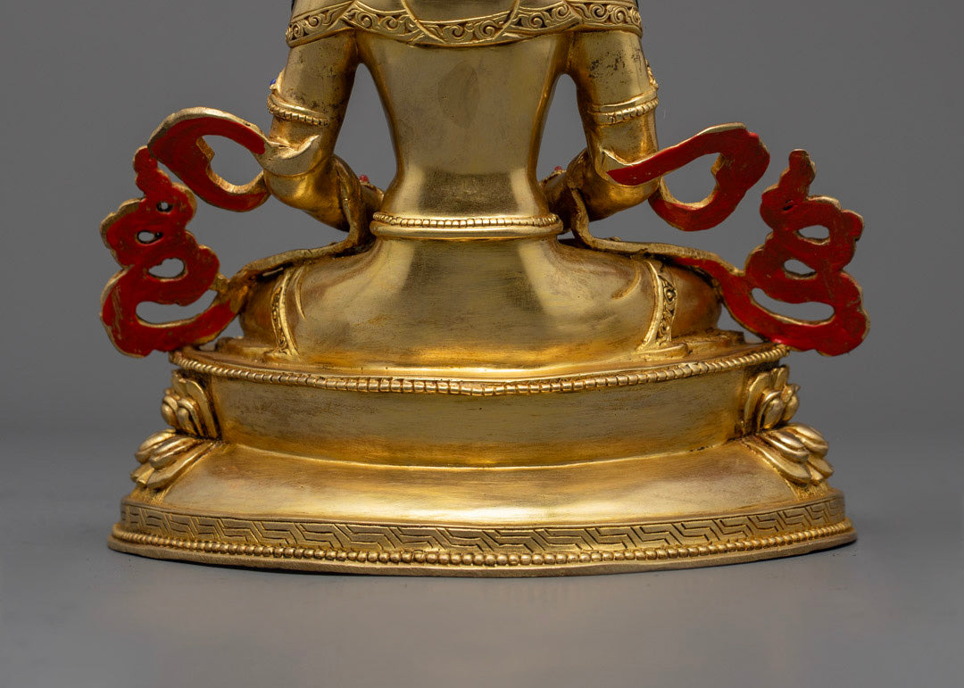 Amitayus Statue| Buddha of Infinite Life & Longevity | Handmade in Nepal