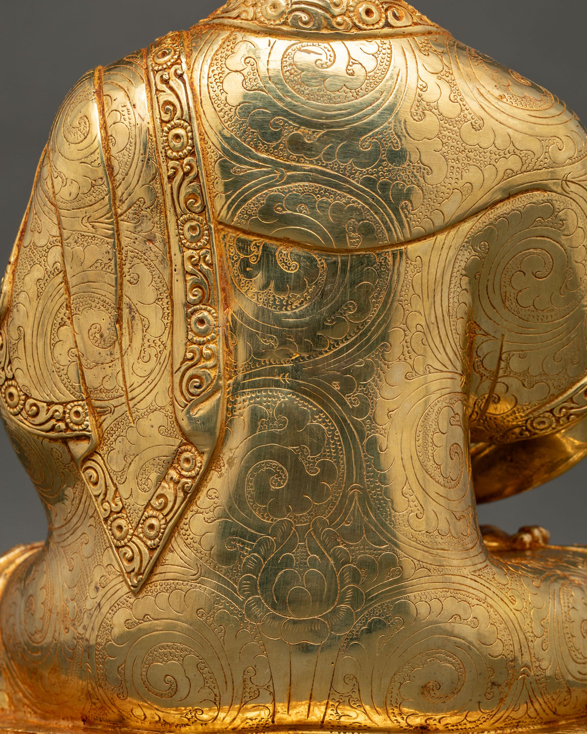Amitabha Buddha Statue | Gold Gilded Buddha of Infinite Light